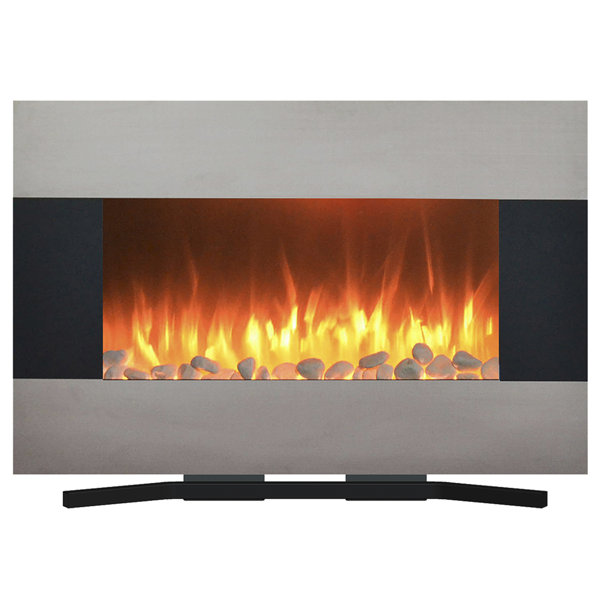 Orren Ellis Rathburn Wall Mounted Electric Fireplace & Reviews Wayfair